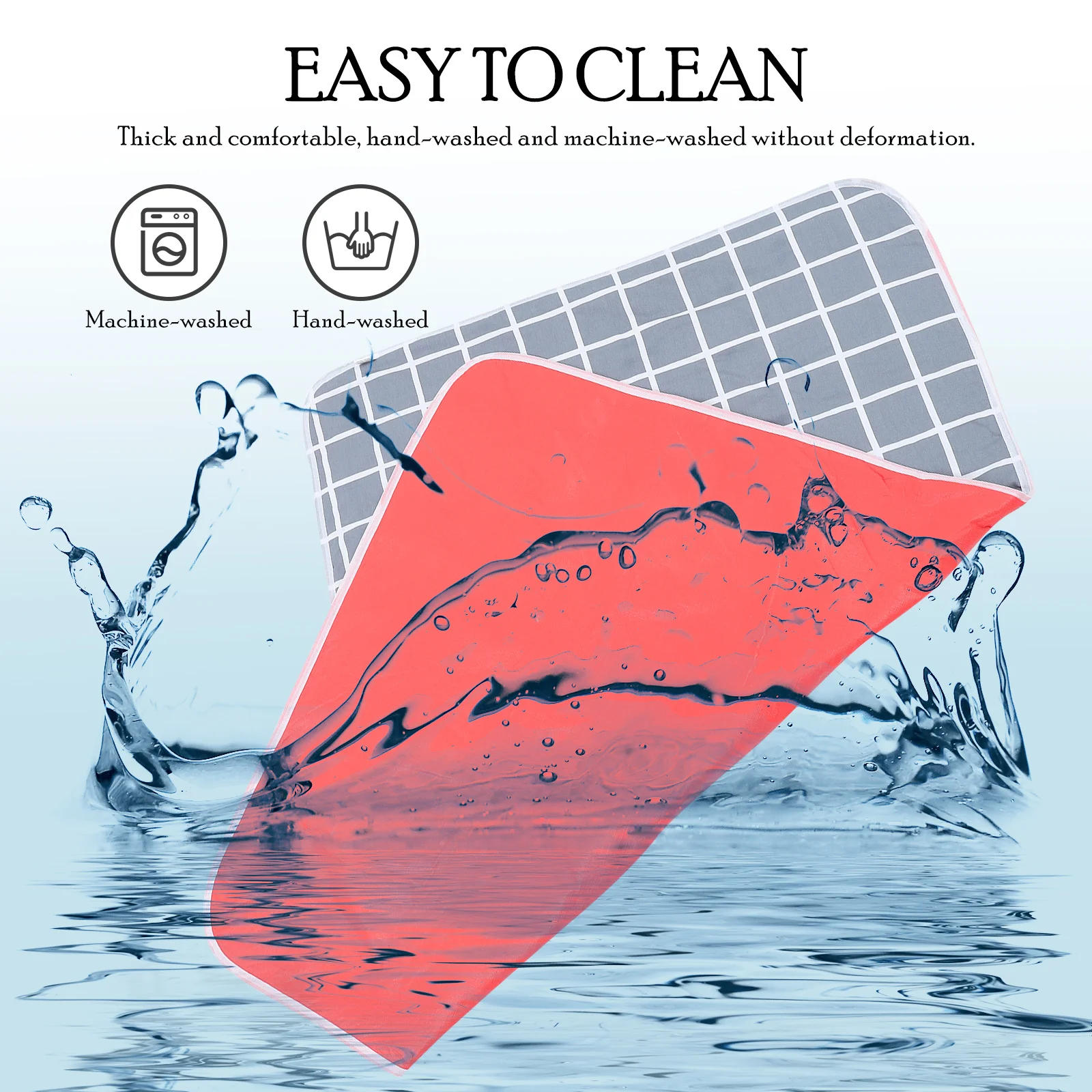 

Washable Elderly Incontinence Pad Soft Durable Waterproof Mattress Pad Suitable for Bed Chair Sofa Protective Underpad