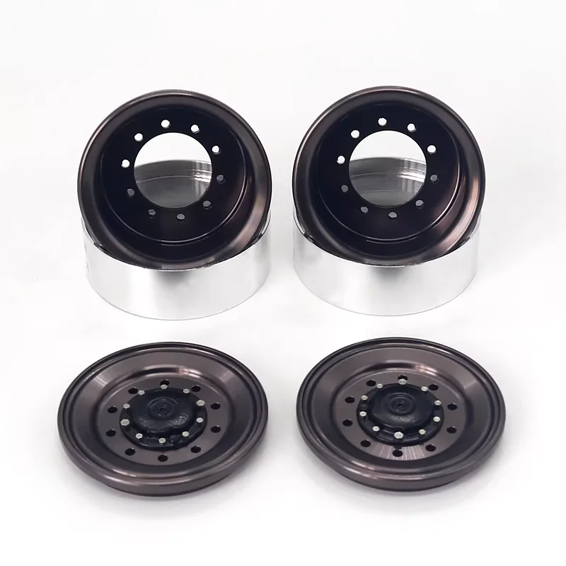 2 Stück JDMODEL Metall-Simulations-XS45-Vorderradnabe für 1/14 RC Truck Scaleclub Lxy/RC Achse Auto JDM-193 RC Zubehör – Detail 3