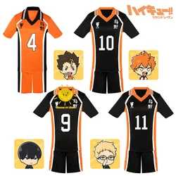 Anime Hinata Shoyo Nishinoya Yu Cosplay Haikyuu Cosplay Costume Karasuno School Volleyball Sportswear Jerseys Costumes Adult Men