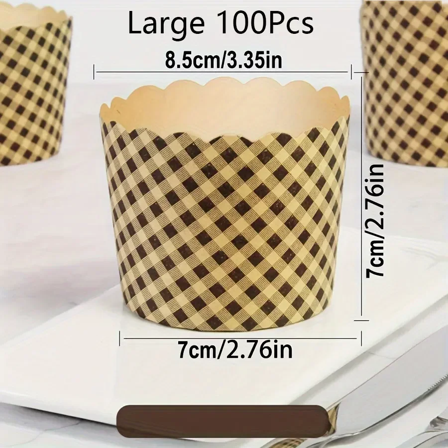 100/200 Small Medium Paper Muffin Cups, Mini Cupcake Liners, Greaseproof Paper, Baking Wrappers, Cake Baking Cup Sleeves