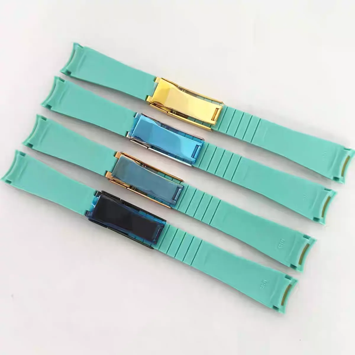 

Удобный резиновый ремешок 20 мм х 18 мм, раскладывающаяся пряжка из нержавеющей стали, несветящийся ремешок для часов для мужчин и женщин