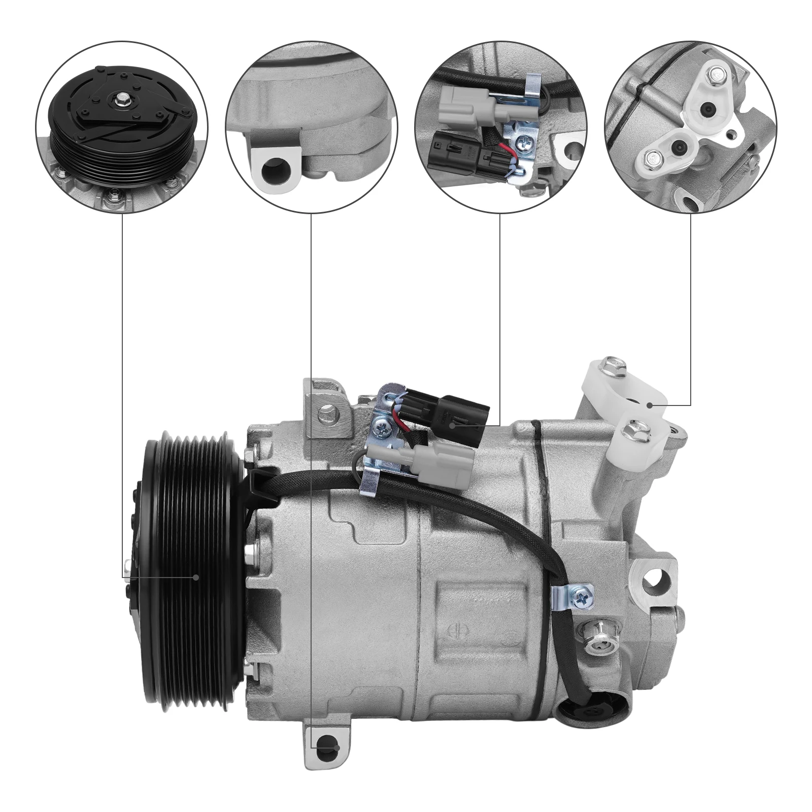 A/C Compressor & Cluth CO 29072C For Nissan Tsuru 1.6L For Sentra 1.8L 2013-2015