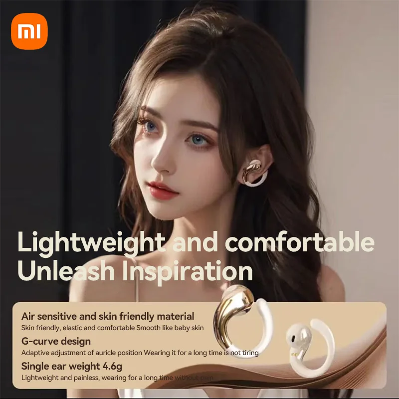 XIAOMI YX38 Auricolare wireless Nuovo stile orecchino di moda Cuffia Gancio per l\'orecchio Bluetooth5.4 Auricolare con controllo touch per Android