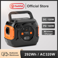 FF Flashfish A301 230V 320W Portable Power Station 292Wh Solar Generator 100W PD Battery AC Electric Power Bank for Outdoor Home