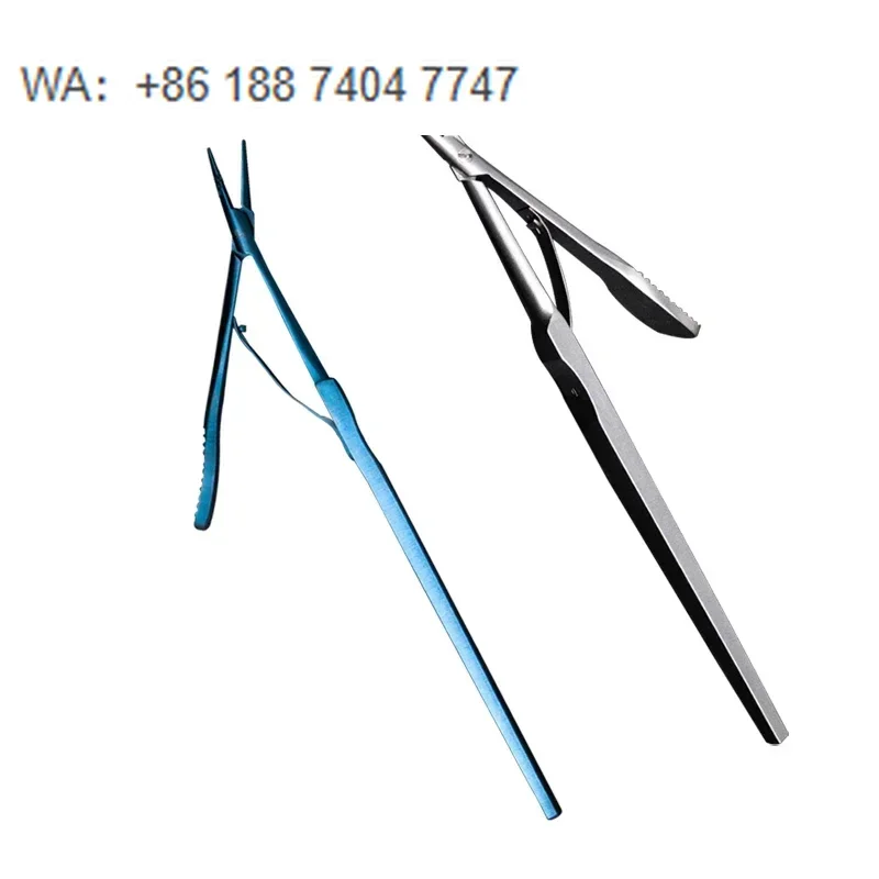 Two Type Choices Holder Long and Short Handle Holding Pliers Microsurgical Tools Ophthalmic Instrument