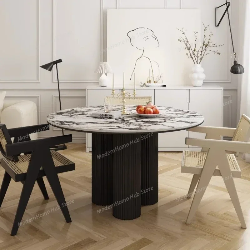 Restaurant Tables Dining Table Round Kitchen Dinning Service Elegant Multifunction Free Shipping Muebles Home Furniture Room