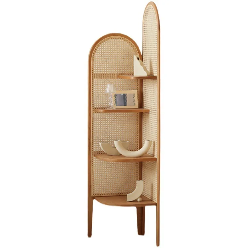 

Rattan Corner Cabinet Corner Cabinet Shelf Modern Simple Triangle Cabinet Corner Cabinet Corner Cabinet