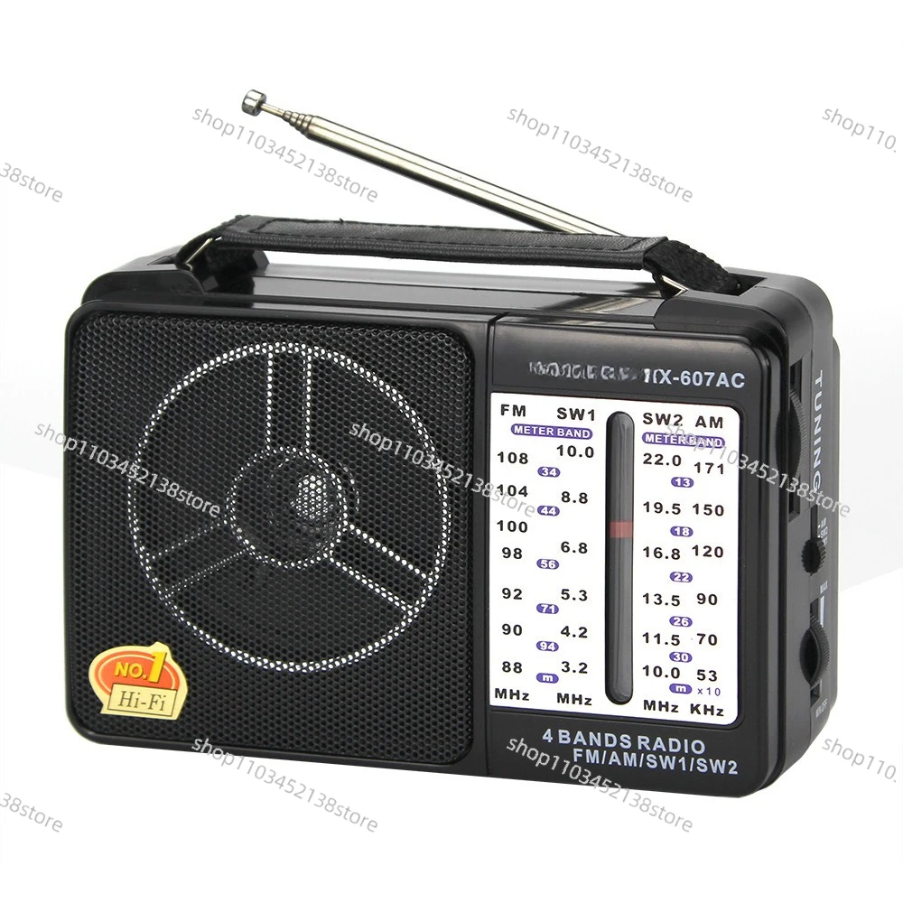 

RX-607AC Многодиапазонный ретро-радио Портативный плеер FM/AM FM