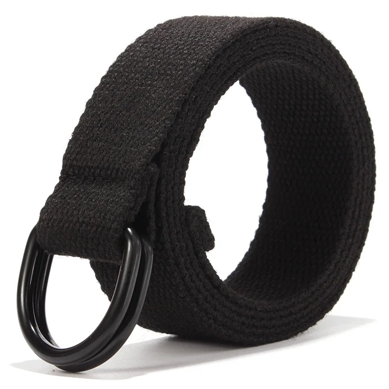 Large Plus Size 130 140 150 160cm Men Women Unisex Canvas Belt Outdoor Military Tactical Waist Belt for Jeans Waistband Pants