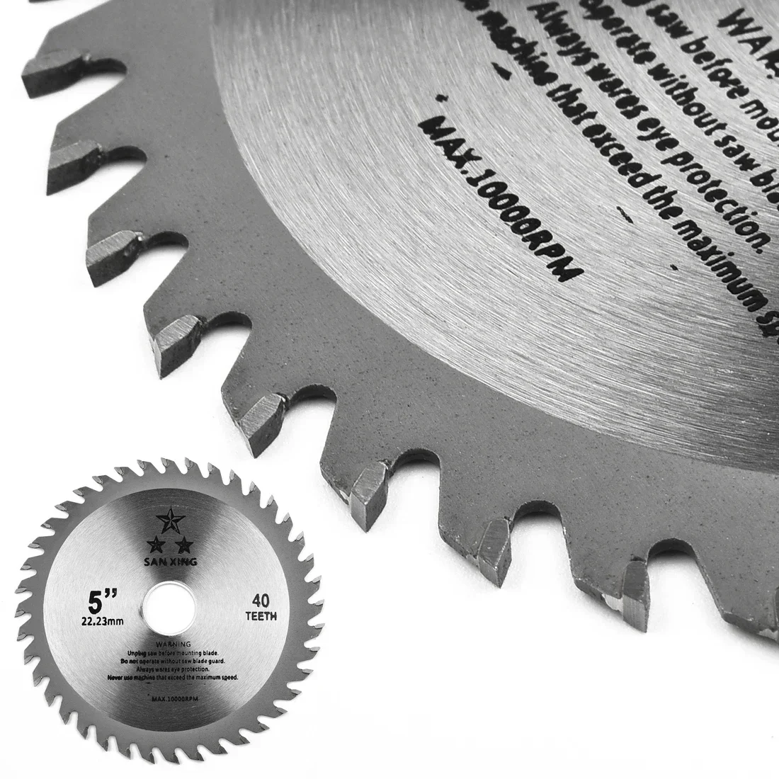 

Eeatop 5inch 125mm Saw Blade - 40 Teeth Oscillating Saw Blades for Wood Plastic Metal Mini Circular Saw Rotating Cutting Tools
