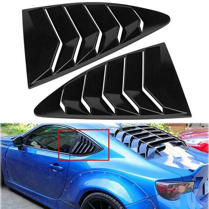 

Car ABS Rear Quarter Window Louver Windshield Shade Cover For Toyota 86 Scion FRS Subaru