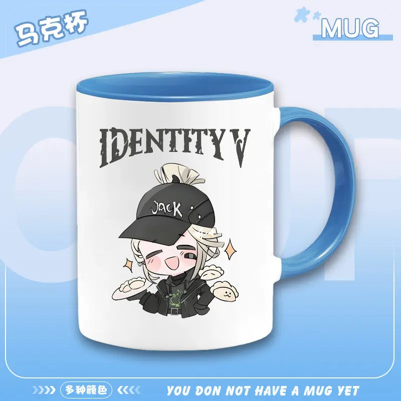 Identidade V Anime Jogo Cos Jardim Dançarina Feminina Naiad Geisha Etc. Caneca de cerâmica unissex simples com bloqueio de cor e presente de copo de água
