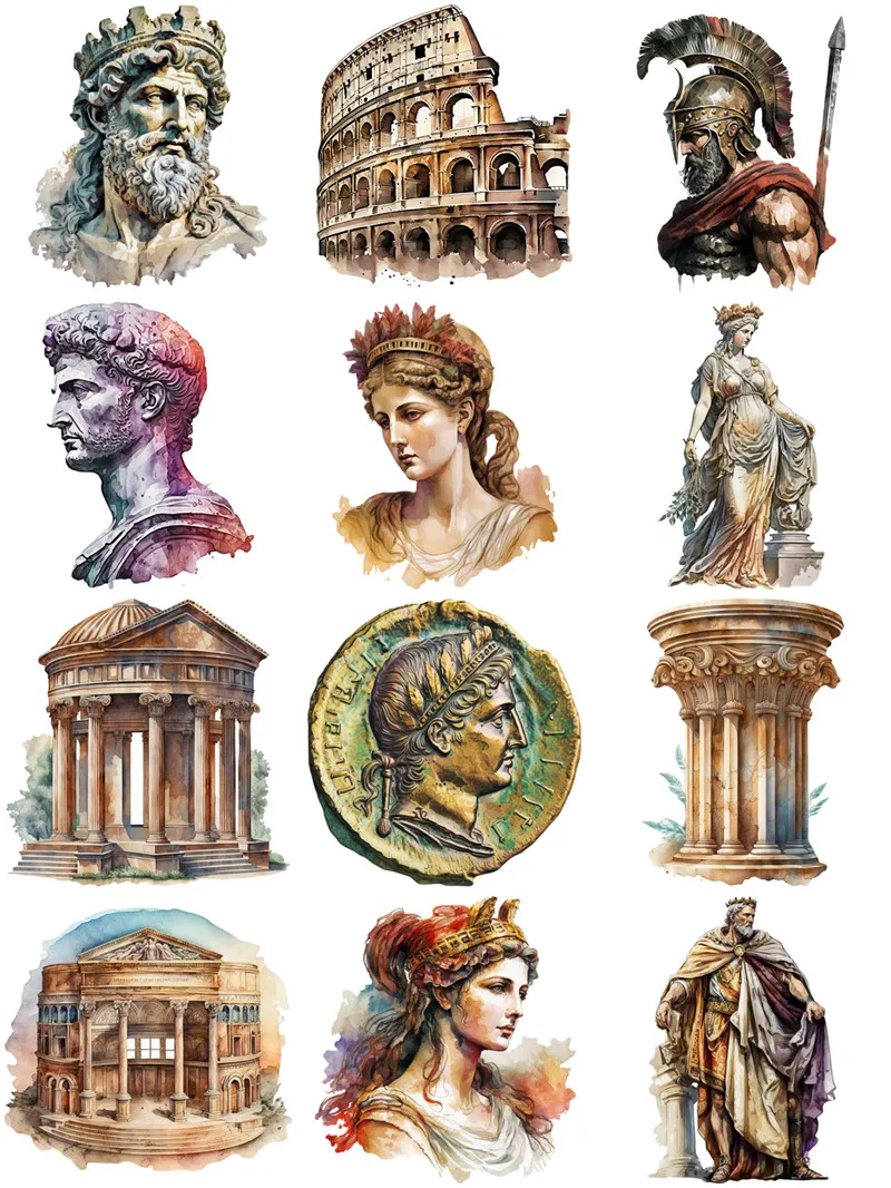 Ancient Rome Stickers Crafts And Scrapbooking stickers kids toys book Decorative sticker DIY Stationery