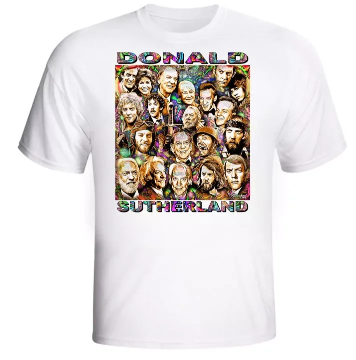 Donald Sutherland Tribute 1935 2024 Shirt White Unisex S-5XL NE2915