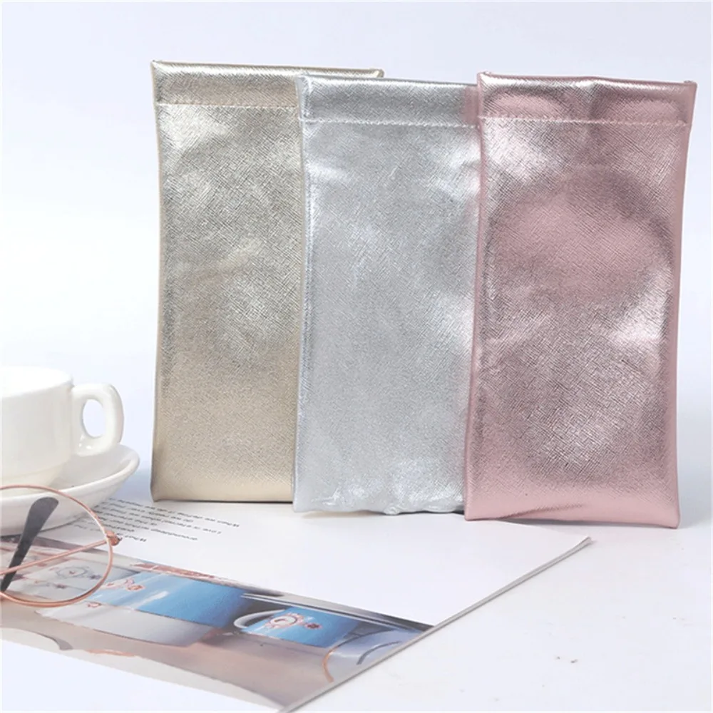 Fashion PU Leather Glasses Bag Travel Eyewear Sunglasses Protector Pouch Accessories Pack Sunglasses Bag Case
