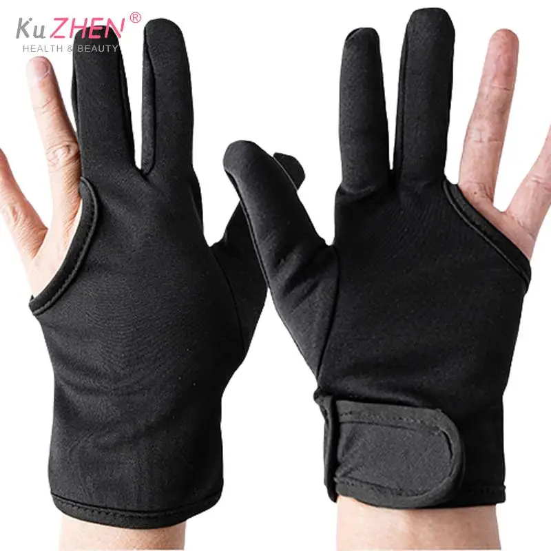 3Finger Anti-perm Hairdressing Gloves Barber Hairdressing Glove Heat Resistant Finger Protect Hair Straightening Curling Styling