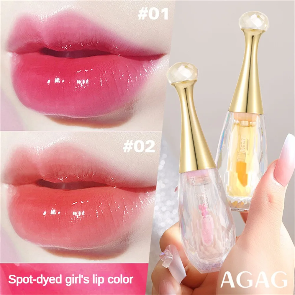 Dudu Lip Oil Lip Moisturizer Firm Lips Color Changing Lipstick Lip Makeup Lip Plumping Lip Gloss Fine Sparkle Reduce Water Loss