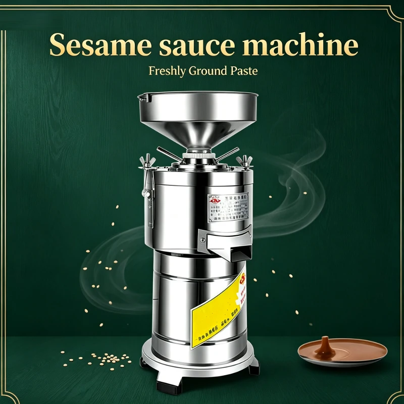 Peanut Butter Machine Grinder Sesame Butter Making Machine Food Processing Machinery Sesame Almond Paste Maker