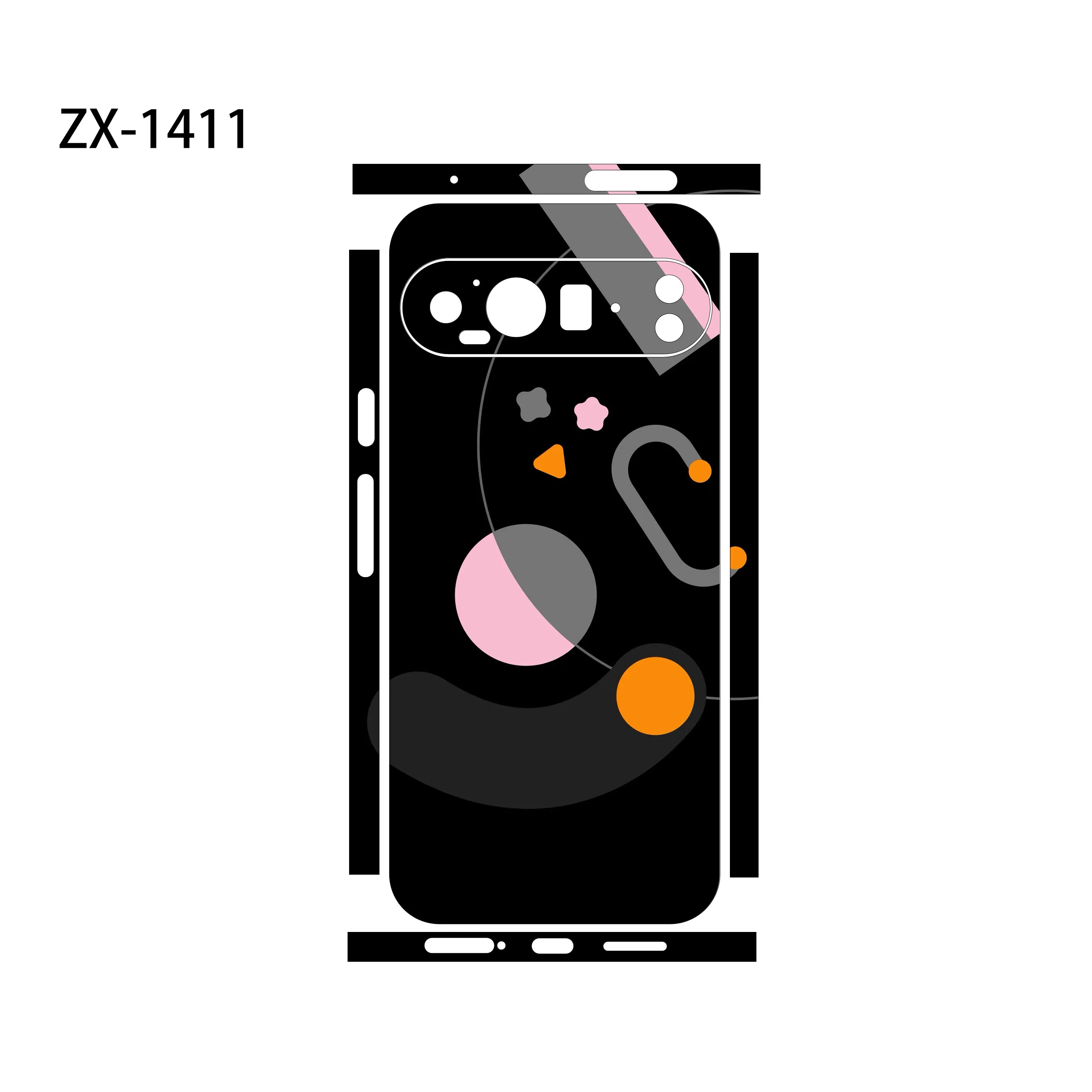 Colorful Decal Skin for Google Pixel 10 9 8 7 Pro 6 6pro Back Screen Protector Film Cover Case Macaroon Wrap Matte Sticker