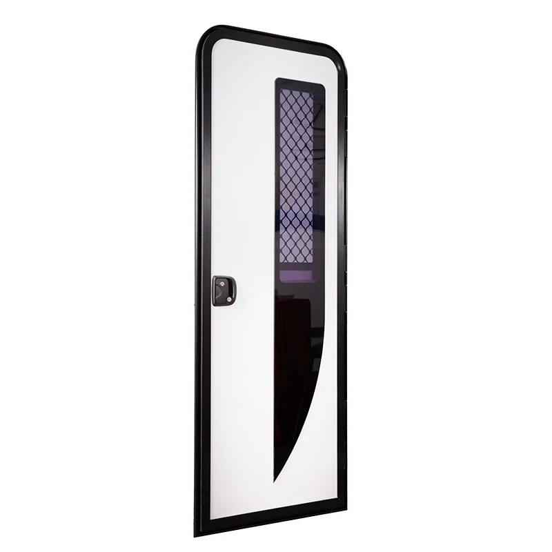 

580x1700mm RV Door Winterization Kit Insulated Glass Panel with Thermal Blind for Cold Climate Campers