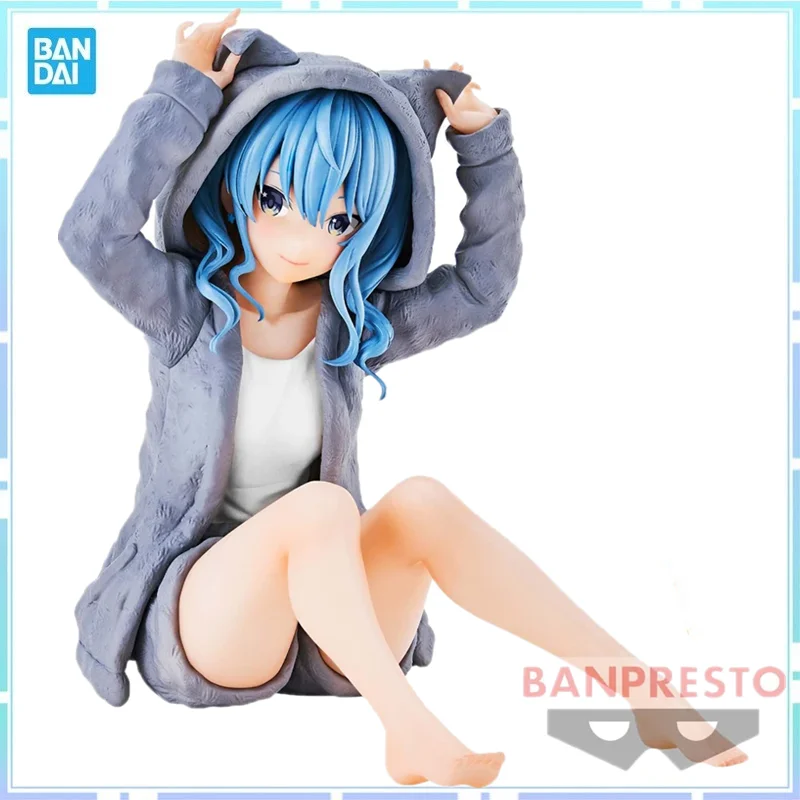 Banpresto-figura DE ACCIÓN DE Hoshimachi Suisei para niños, modelo Original de Anime, tiempo de relajación, Hololive, juguete coleccionable, regalo