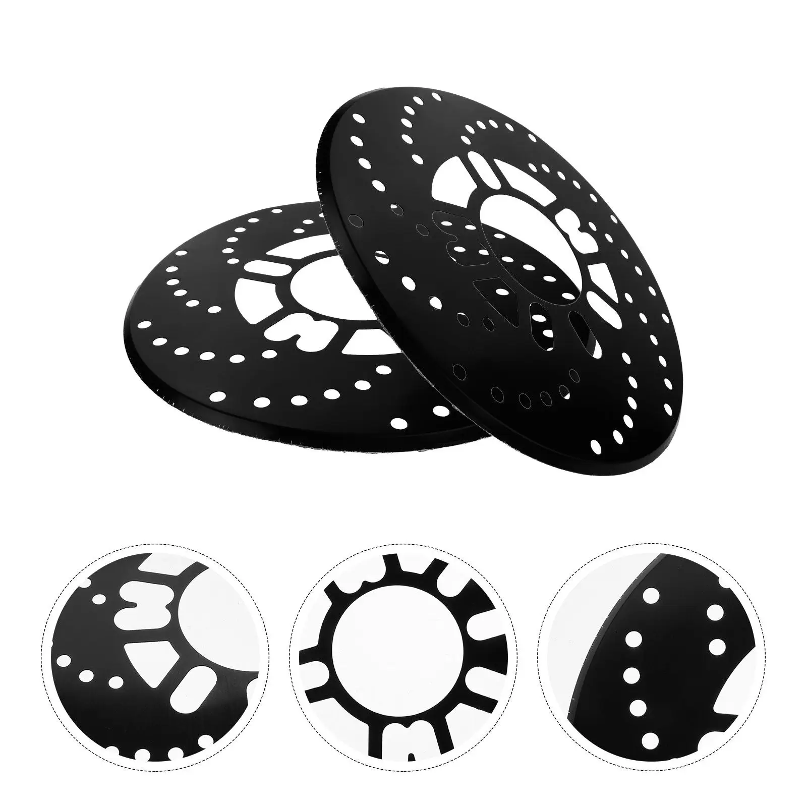 

1Pair Brake Disc Trim Cover Aluminum Alloy Car Brake Disc Protector Decorative Car Retrofit Accessories for Multiple Vehicle