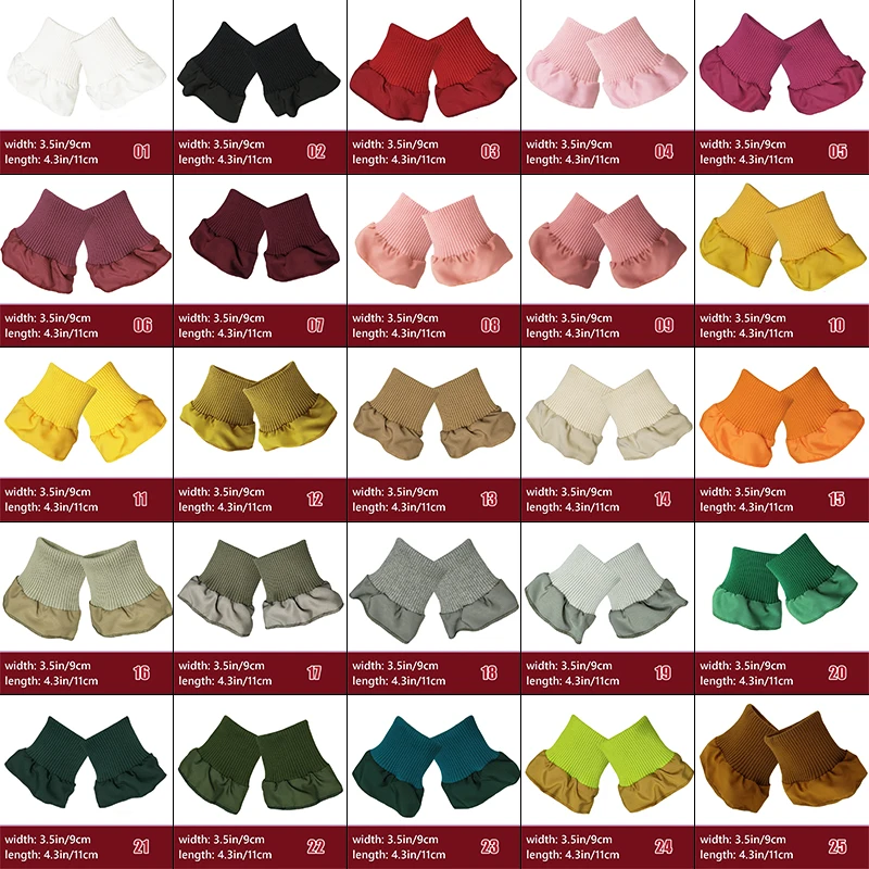 1 paio di cotone elastico a costine in tessuto lavorato a maglia piumino polsino anti-sporco antivento cappotto maglione polsino maniche finte accessori fai da te