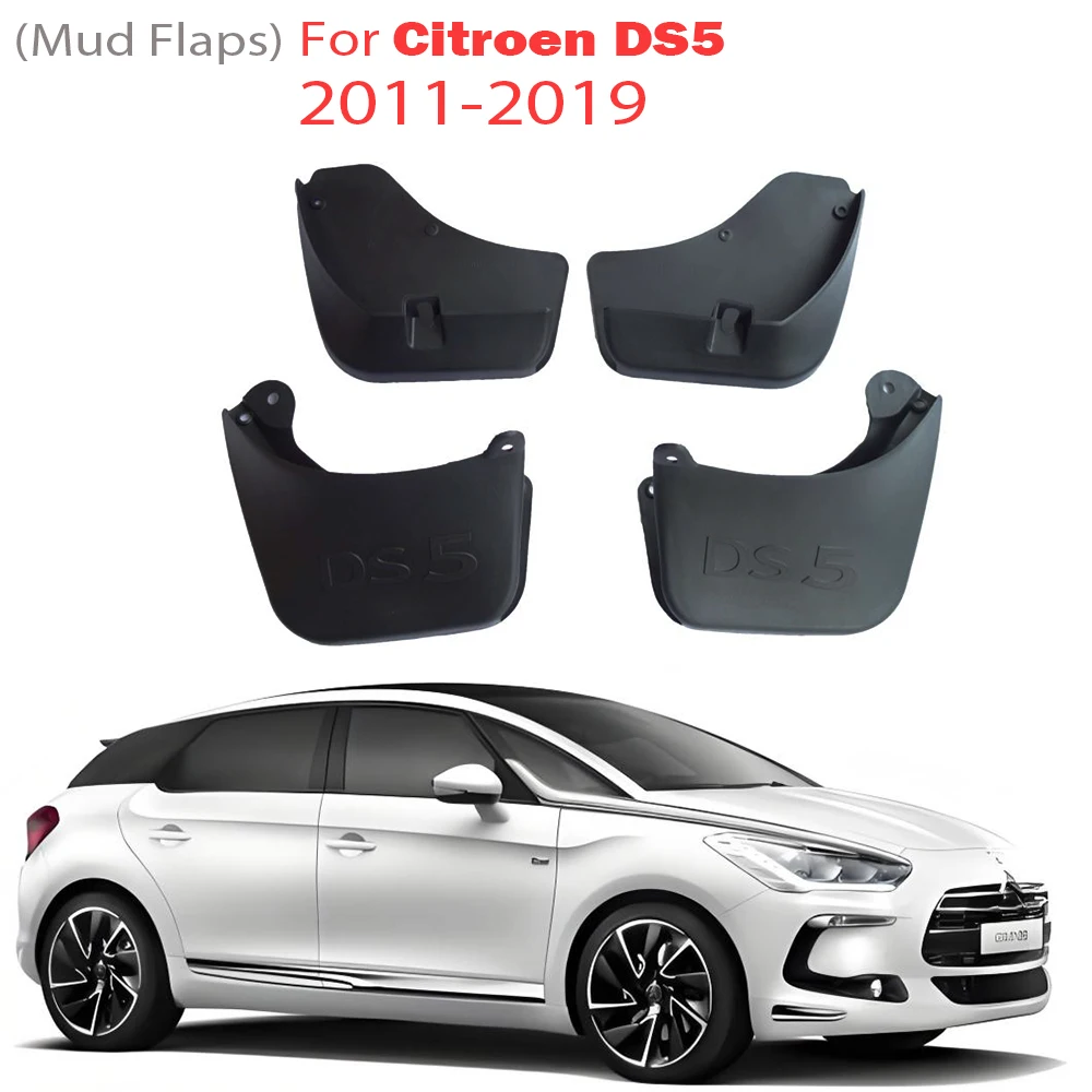 

4 PCS Car Mudflap for Citroen DS 5 DS5 2011-2019 Fender Mud Guard Flaps Mudguards Accessories 2012 2013 2014 2015 2016 2017 2018