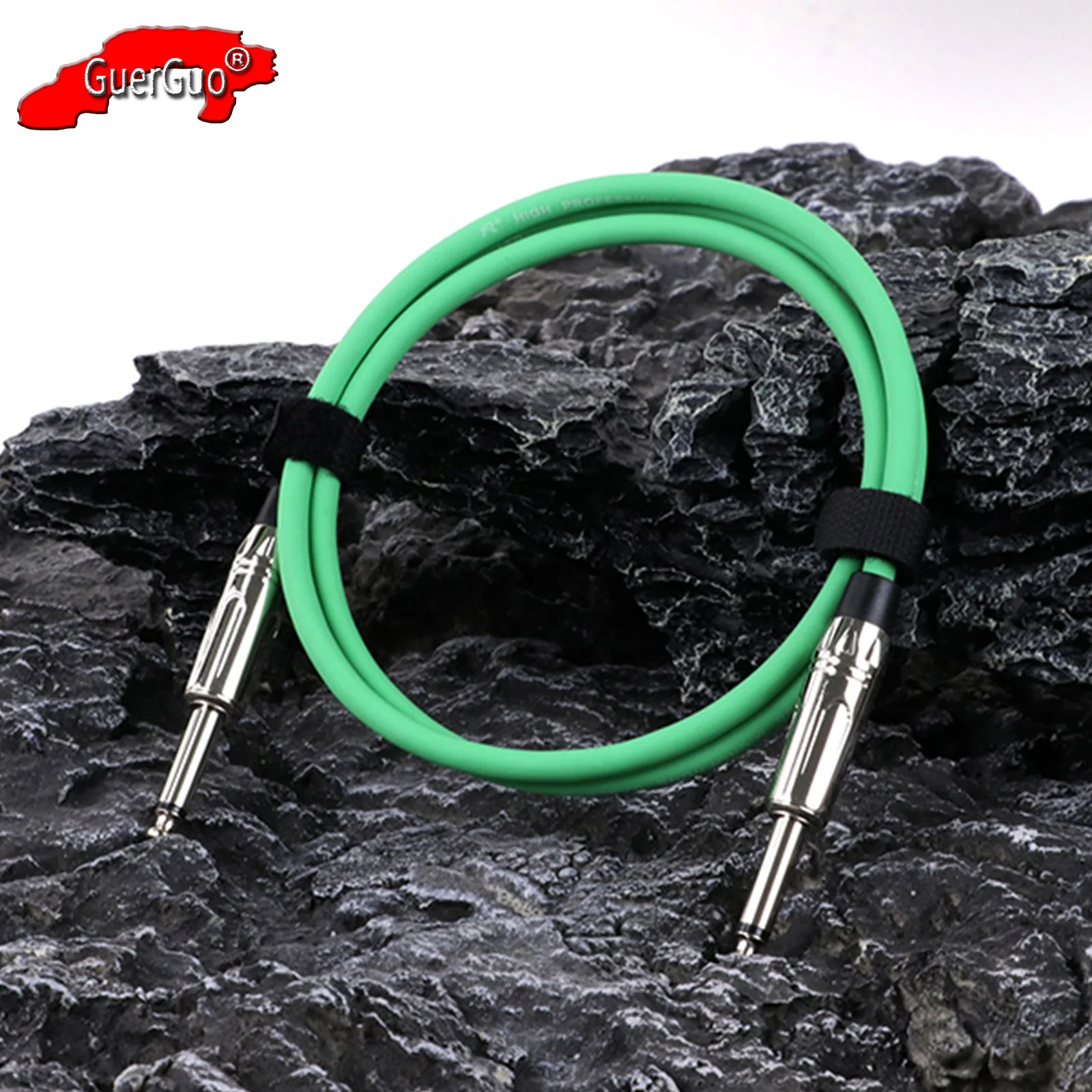 

6.35mm Instrument Guitar Cable,Straight 1/4" TS Male Jack Audio Extension Cord for Electric Guitar,Bass,Mixer,Keyboard,Speaker