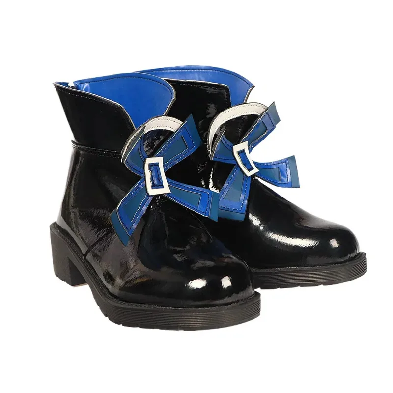 QQ28LQFurina Genshin Impact Fontaine Focalors أحذية تنكرية بكعب عالٍ لملابس النساء