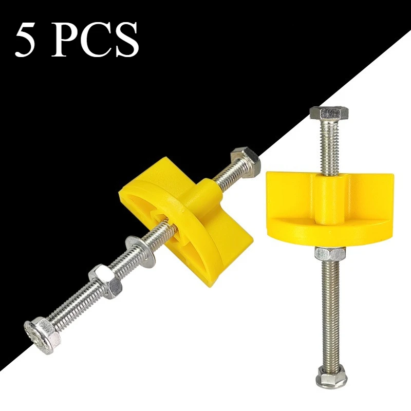 

Набор из 5 ручных регуляторов высоты для плитки, позиционер-выравниватель для настенной плитки, инструмент для точной регулировки керамической плитки