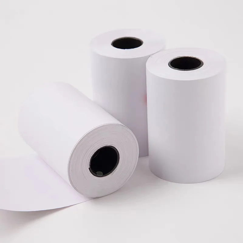 10 рулонов 18 метров в длину 48 г тонкие термобумажные рулоны 57x40 мм кассовый аппарат термобумага для чеков для супермаркета POS принтер