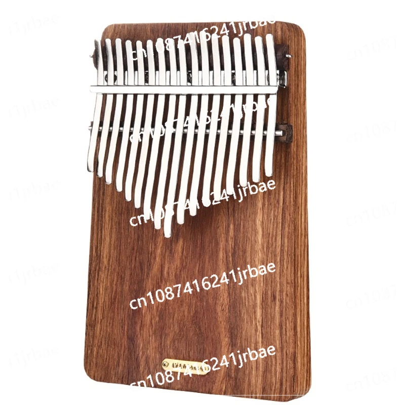 K17A 17-key Portable Thumb Piano for Kalimba Mbira Sanza Padauk Matetial with Bag Music Book Stickers Tuning Hammer Pickup