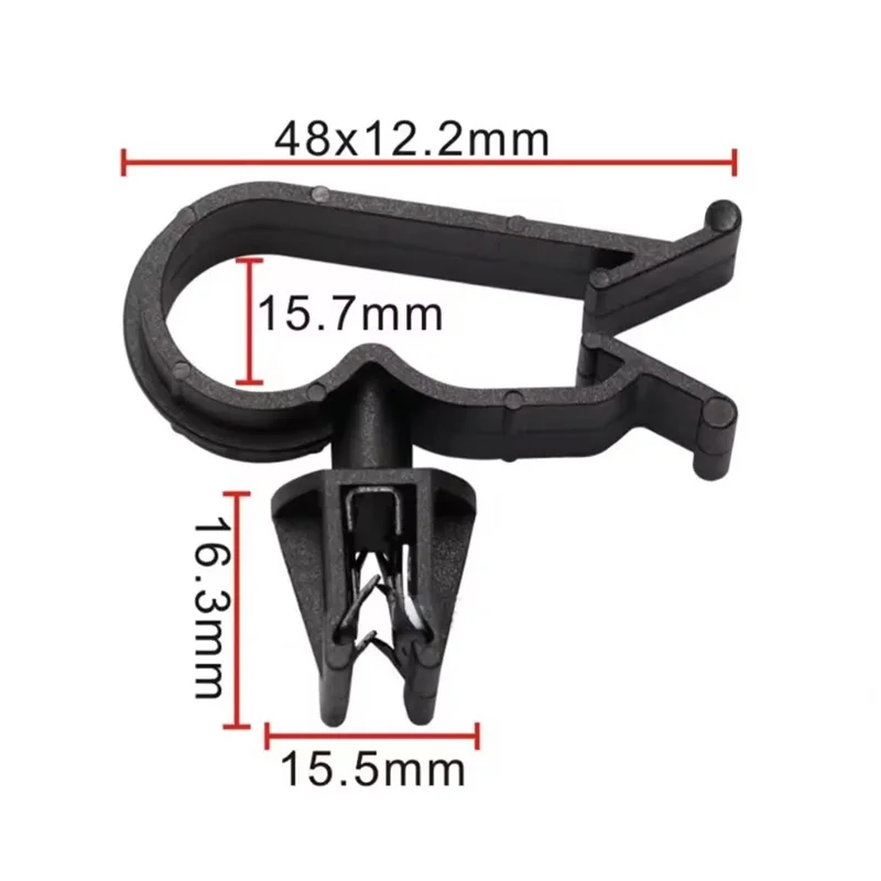 W710718-S307 4PCS N-80 Front wall pipe clamp suitable for hose fix clamp of Ford Focus automobile engine cooling system 1476203