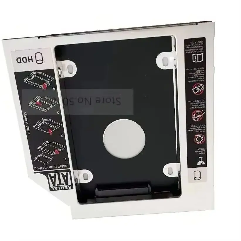 Universal 2nd 2.5 HD SSD Hard Drive Optical bay Caddy Frame Bracket for Acer E1-471G E1-571G E1-521 E1-772G E1-771 E1-510P GTA0N view 4