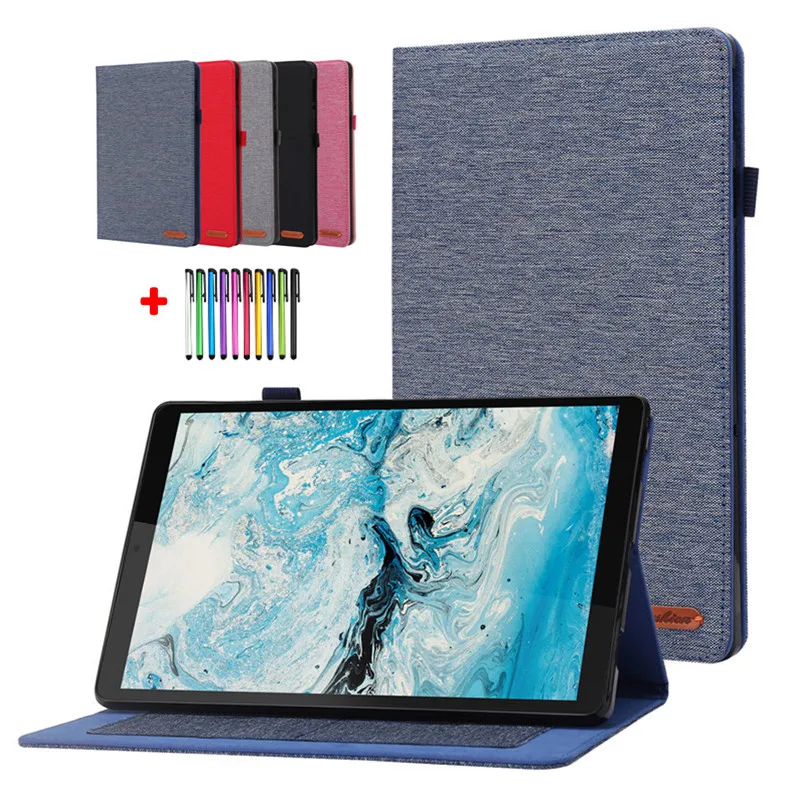 For Lenovo Tab M10 Plus 3rd Generation 10.6 inch Case TB-125FU 2022 Tablet Cloth Shell For Lenovo Tab M10 Plus Gen 3 Case + Pen