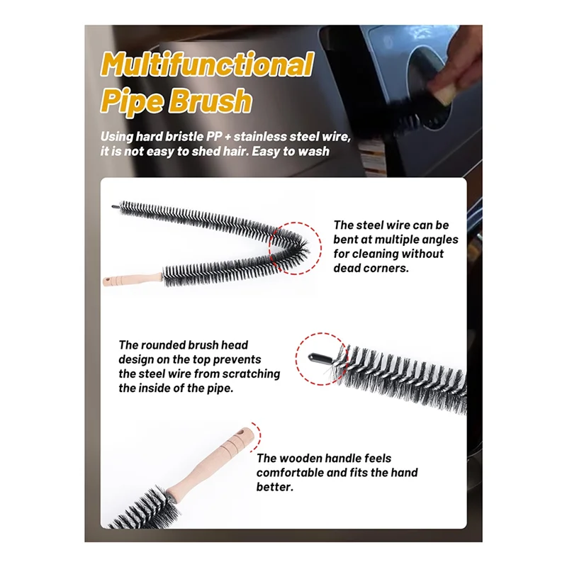 مجموعة مجفف الغسالة ABBK، WH01X35719 استبدال فلتر الوبر مع فرشاة تنفيس المجفف، لإسفنجة مرشح مجفف الغسالة Ge