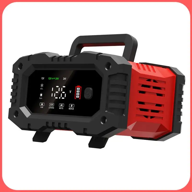 

AA89-20A High Power Portable Car Motorcycle Battery Charger For Battery Charging EU Plug