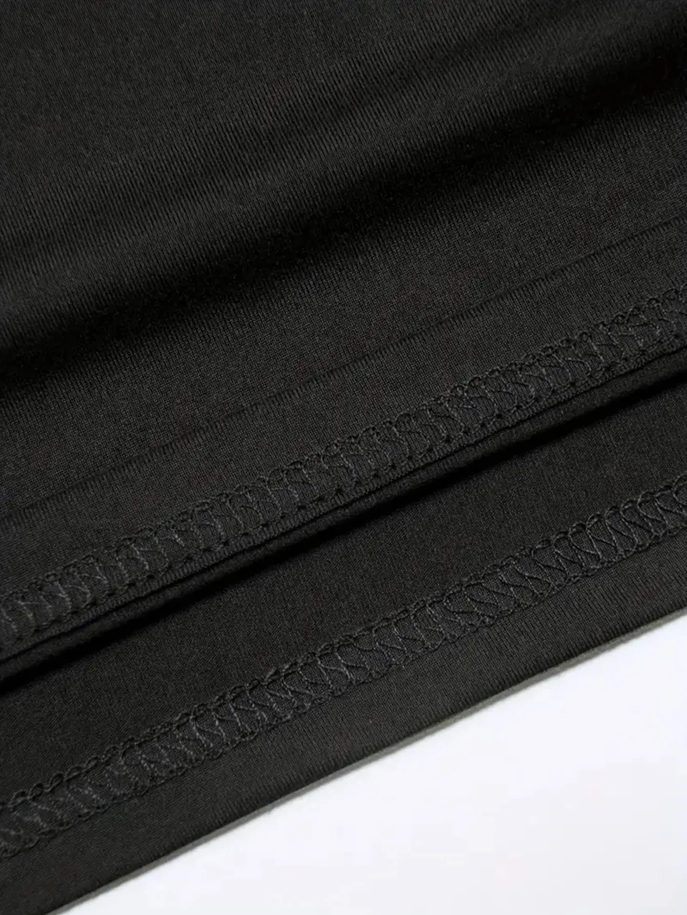 Sommer Damen elastisch schwarz Blessed Rundhals Kurzarm T-Shirt Kleid langes Kleid Damenbekleidung