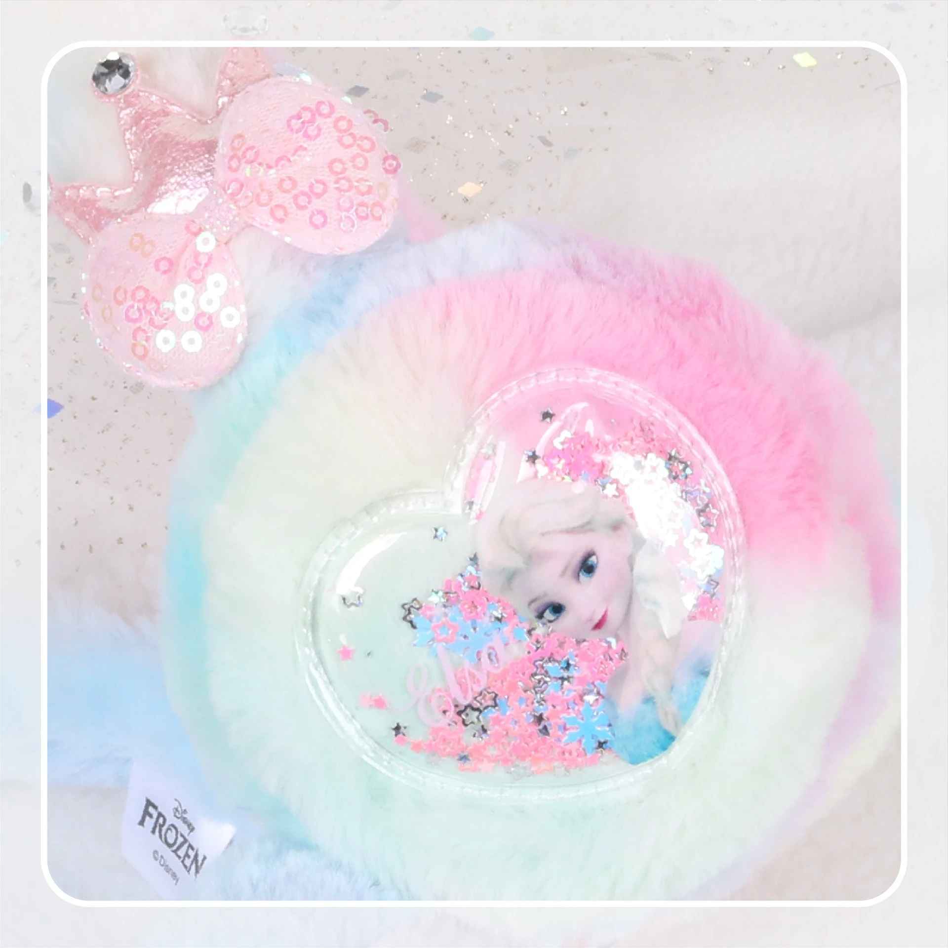 Disney Frozen Children's Ear Muffins in Autumn and Winter Warm Plush Ear Warm Girls Baby Ear Buns