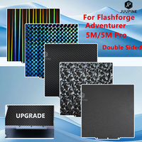 For Flashforge Adventurer 5m Build Plate  AD5M 235x235 Double Sided Print Spring Steel Sheet For Flashforge Adventurer 5m Pro