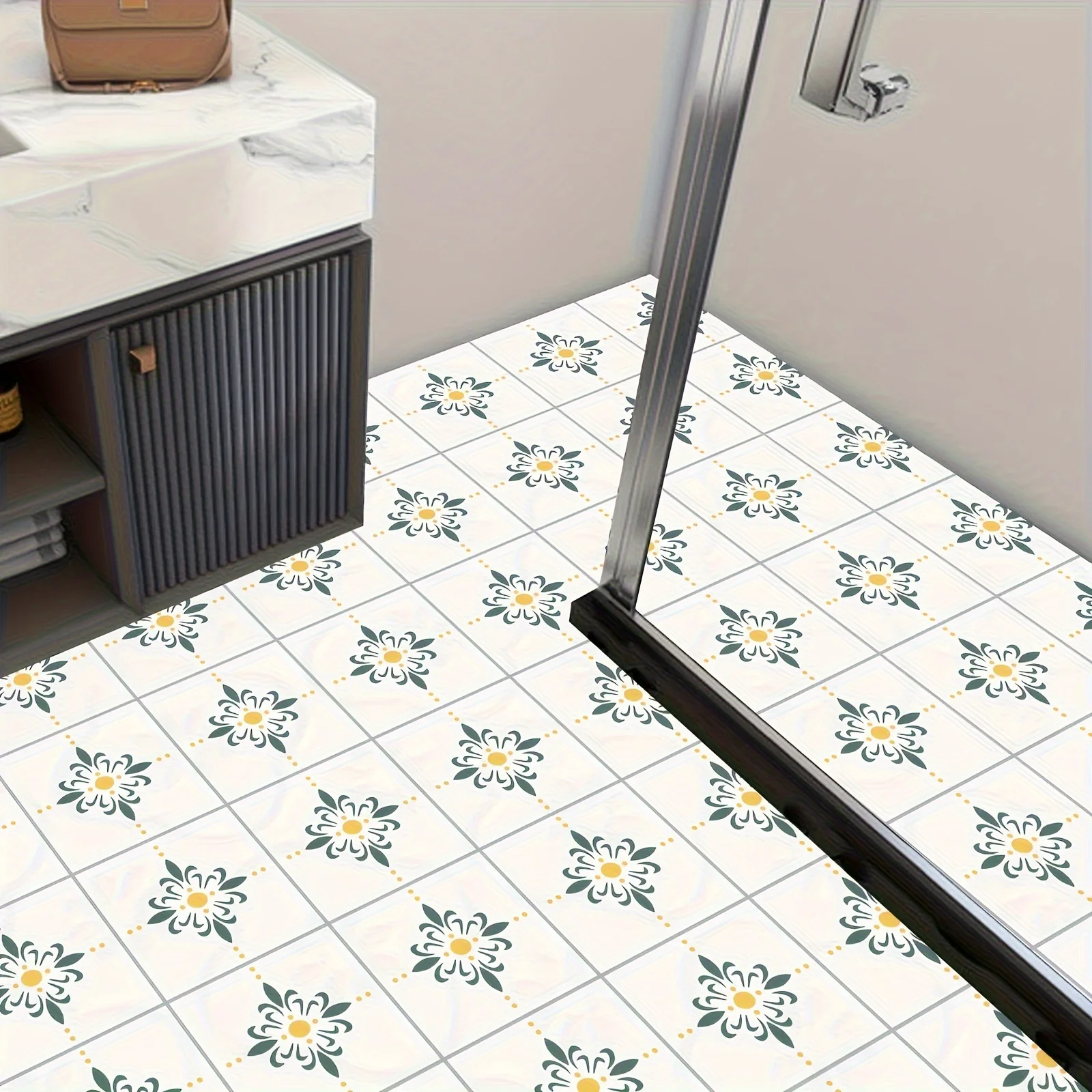 2-حزمة 8x8in قوالب رسم قابلة لإعادة الاستخدام لديكور المنزل جدار بلاط الأرضيات الأثاث DIY بها بنفسك الفن الحرفية Tutorials