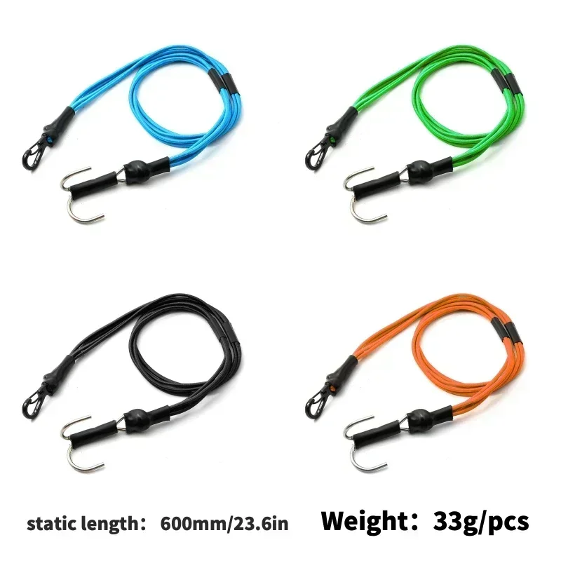 

Нейлоновый эластичный трос для фиксации кузова автомобиля с крюком для радиоуправляемых краулеров 1/10: Trxs TRX4 Defender, AXIAL SCX10, RC4WD D90 (запчасти)