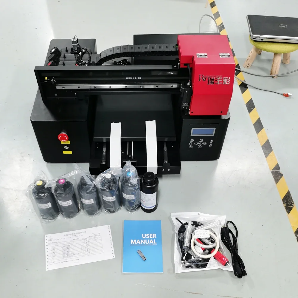 exquisite craftsmanship A3 Uv Printer Digital Small Led Multifunctional Xp600 Inkjet Uv Flatbed Printing Machine