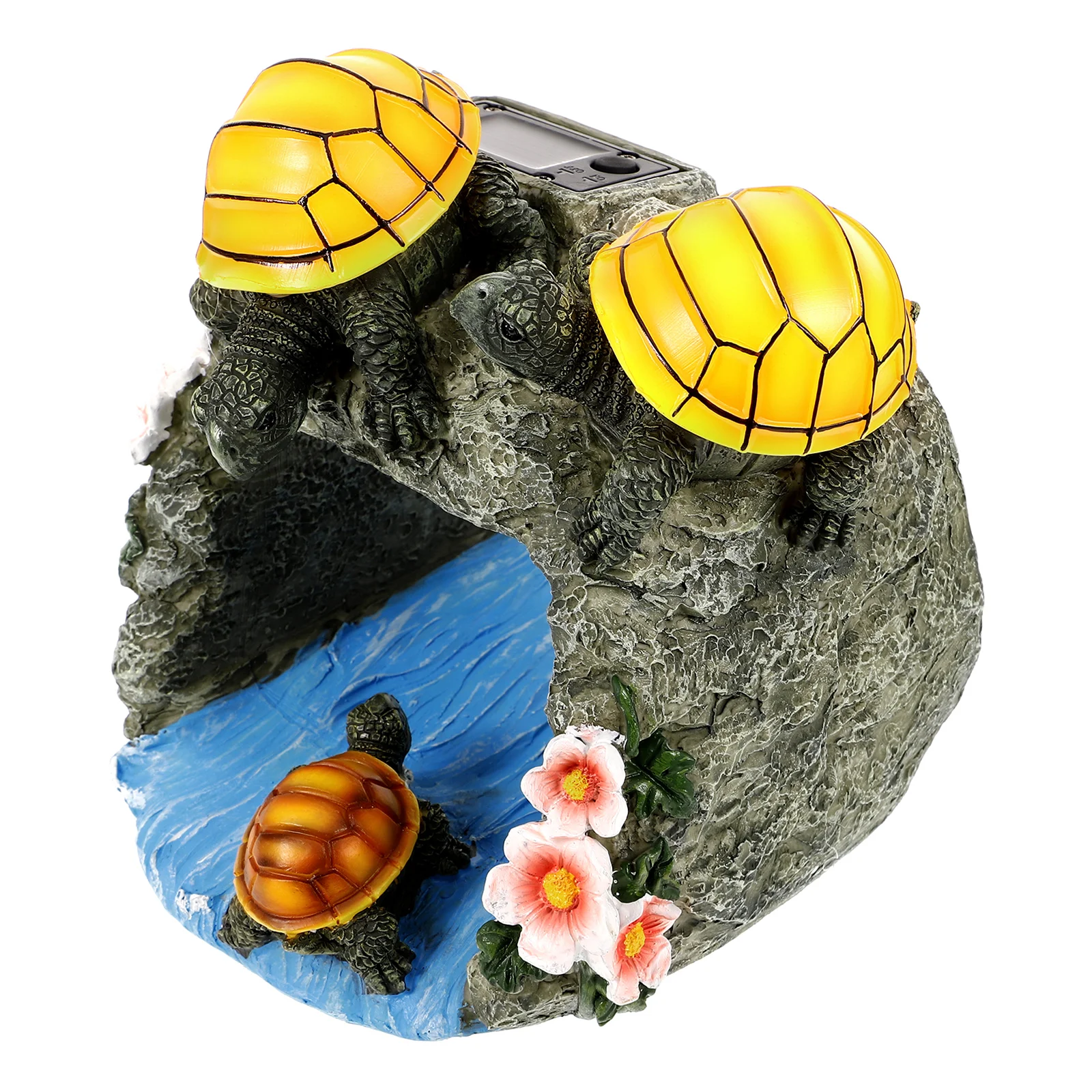 

Turtle Drain Sea Statue Outdoor Sculpture Figurine Statues for Garden Turtles Decor