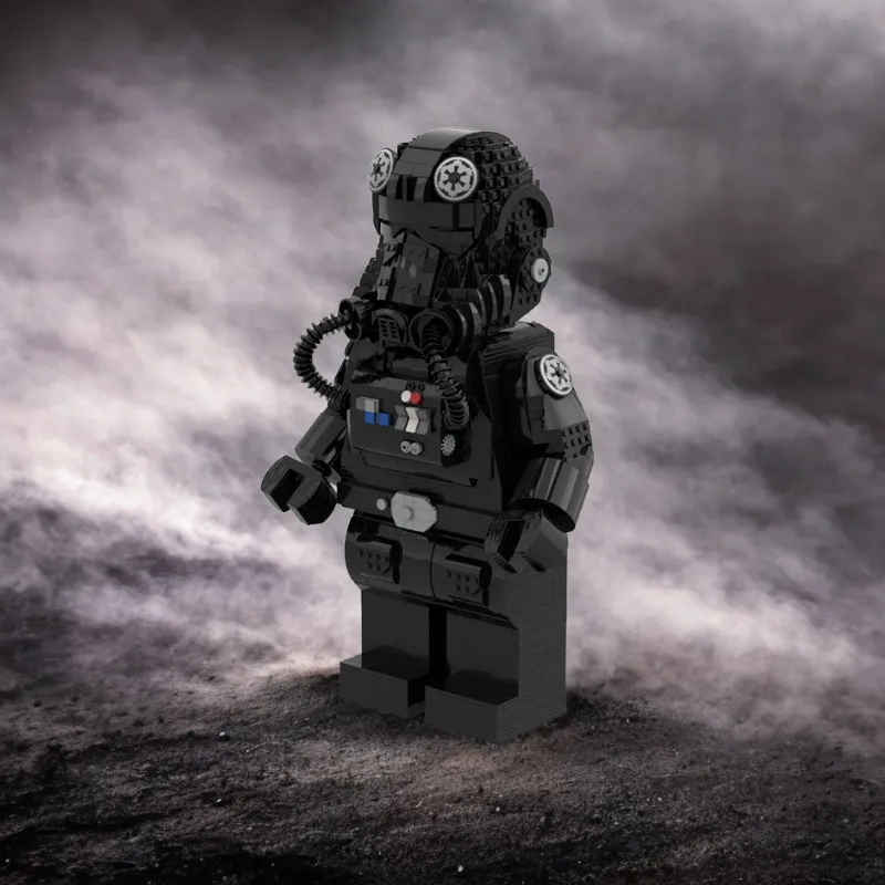 

1626 шт. TIE Fighter Pilot Мега-фигурка, сборка образования и развлечения, исследования звездного теста Вселенной