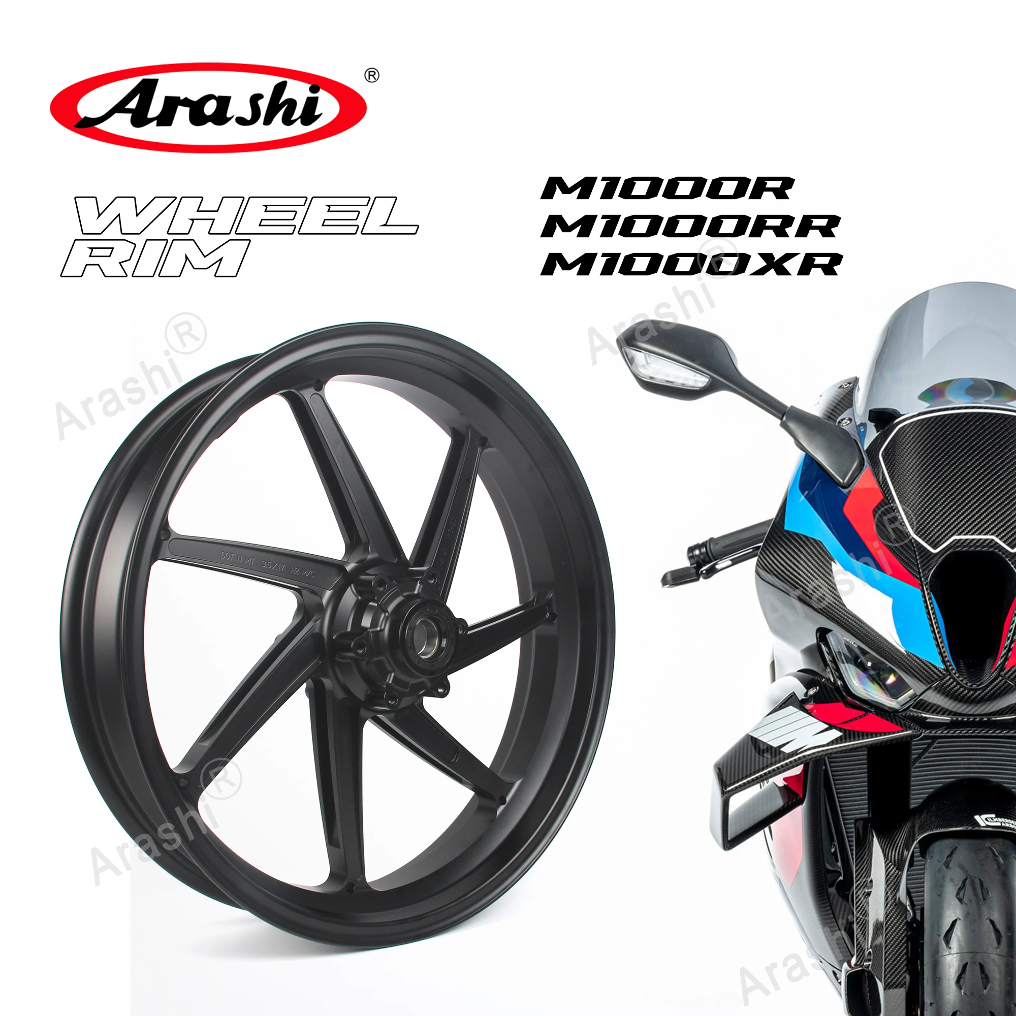 Arashi Wheel Hub V2.0 Wheel Rim For BMW S1000RR (M Version) M1000RR / M1000 XR / M 1000 R 2019-2024 Change Accessories OEM