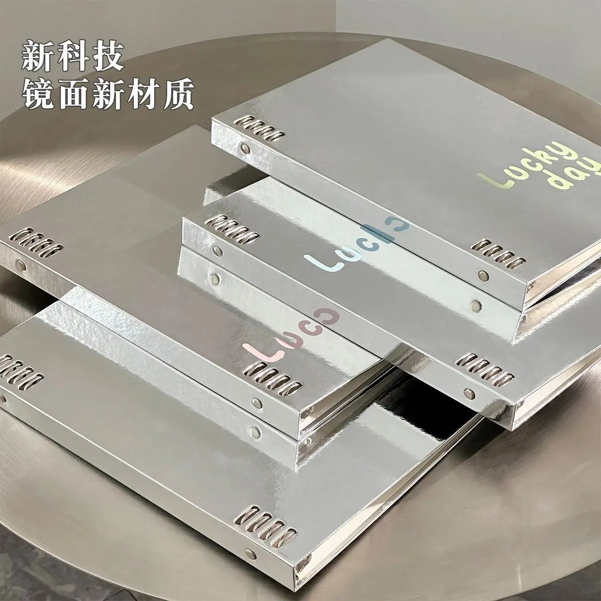 ✨Korean Aesthetic B5 Notebook - Glossy Refillable Journal  Detachable Pages for Students/Office notebooks and journals