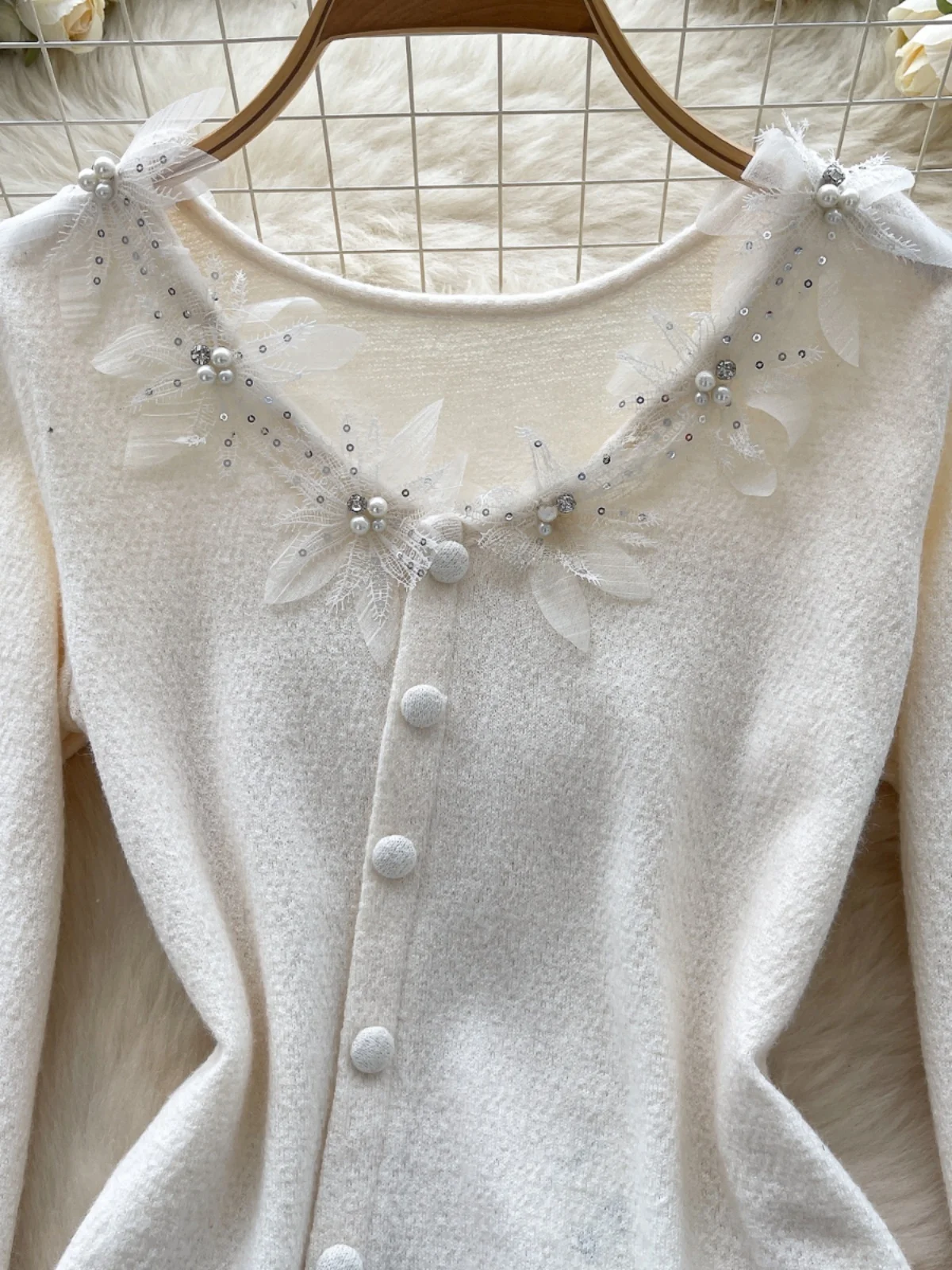 Top lungo lavorato a maglia da donna invernale Sve V-Ne Design irregolare Strato base irt Commute Sle Loose Fit Versione coreana