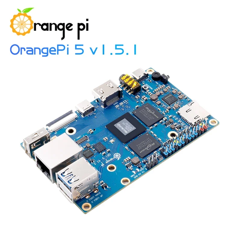 VoltSOrange Pi 5 8GB V1.5.1 RK3588S LPDDR5 Single Board Computer, Run Android Debian OS